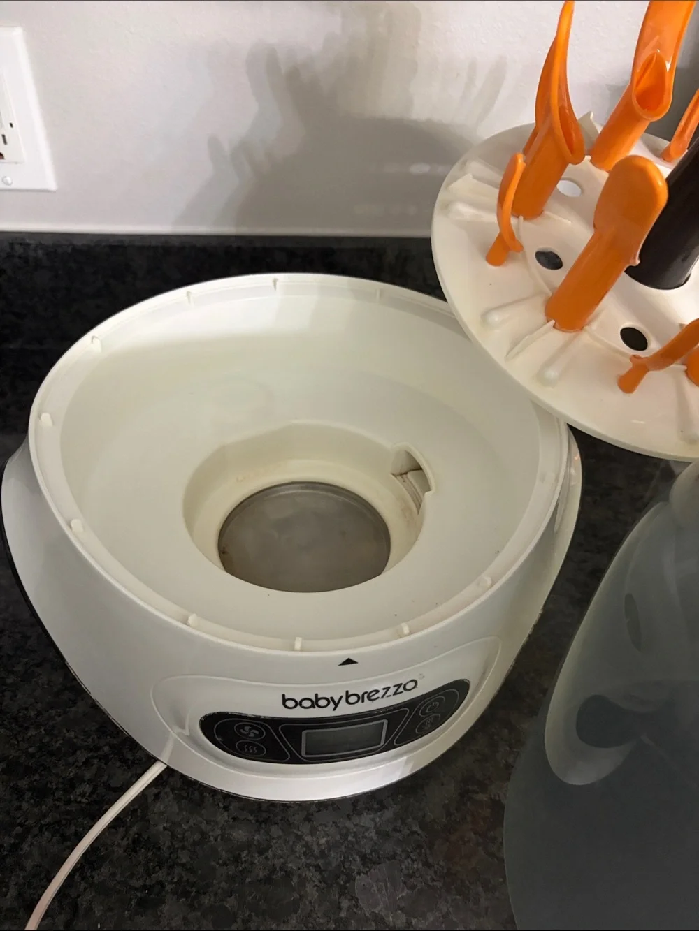Baby Brezza Orange & White Electric Bottle Sterilizer